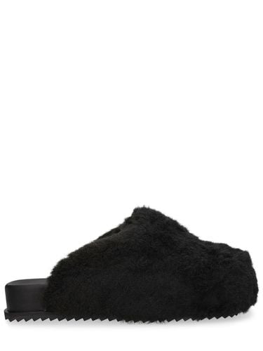 Plush & Leather Trucker Clogs - YUME YUME - Modalova