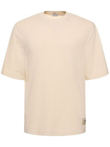 Camiseta De Jersey De Algodón Con Logo - BURBERRY - Modalova