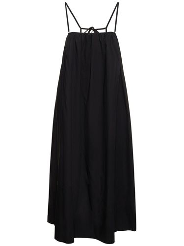 Arielle Strapless Slit Cotton Midi Dress - SOEUR - Modalova