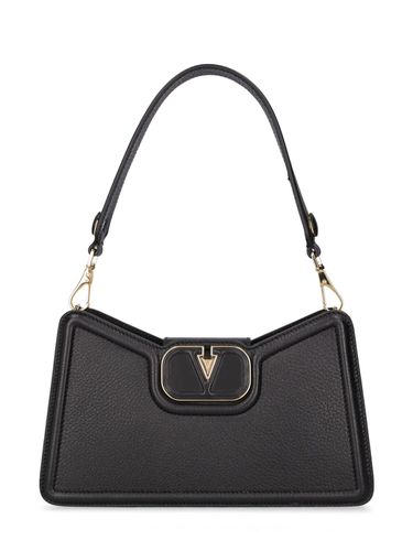 V Logo Leather Shoulder Bag - VALENTINO GARAVANI - Modalova