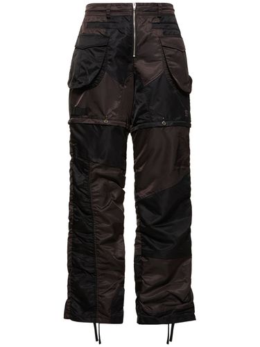 Detachable Patchwork Nylon Cargo Pants - ANDERSSON BELL - Modalova