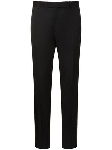 Pantalones Esmoquin De Lana - ALEXANDER MCQUEEN - Modalova