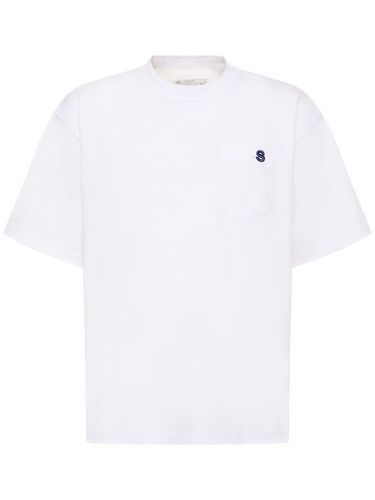 Cotton Jersey T-shirt - SACAI - Modalova