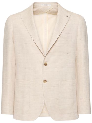 Blazer De Lino Y Algodón - TAGLIATORE - Modalova