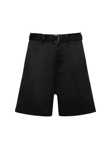 Cotton Chino Shorts - SACAI - Modalova