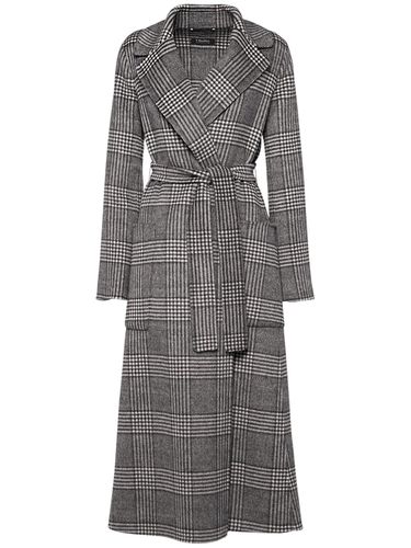 Galles Checked Wool Belted Long Coat - 'S MAX MARA - Modalova