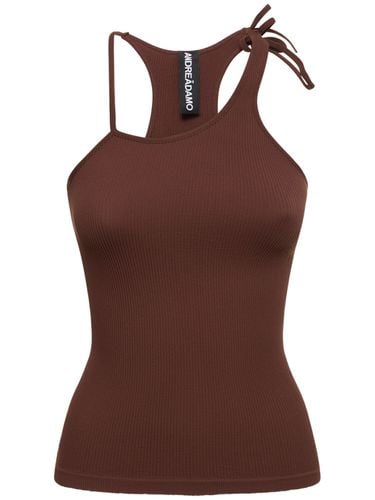 Geripptes Jersey-tanktop - ANDREADAMO - Modalova