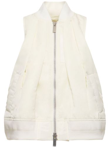 Sleeveless Nylon Zip-up Jacket - SACAI - Modalova