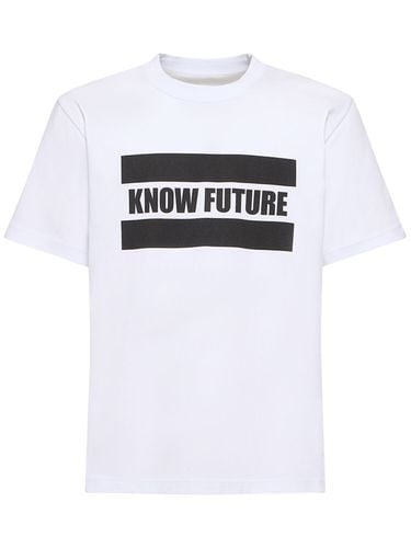 Know Future Printed T-shirt - SACAI - Modalova