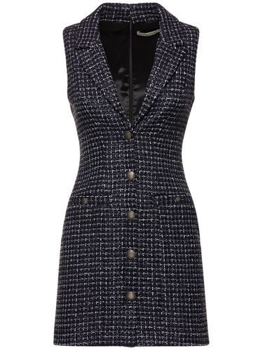 Sequined Tweed Sleeveless Mini Dress - ALESSANDRA RICH - Modalova