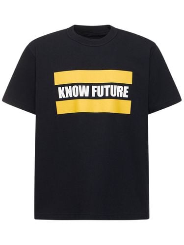 Know Future Printed T-shirt - SACAI - Modalova