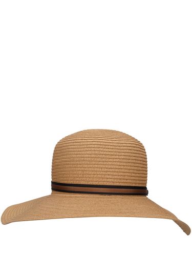 Giselle Foldable Straw Hat - BORSALINO - Modalova