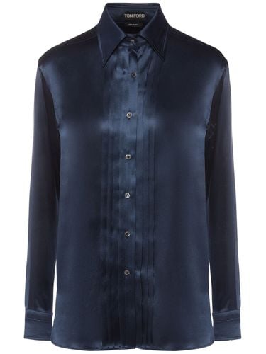 Camicia In Seta Charmeuse - TOM FORD - Modalova