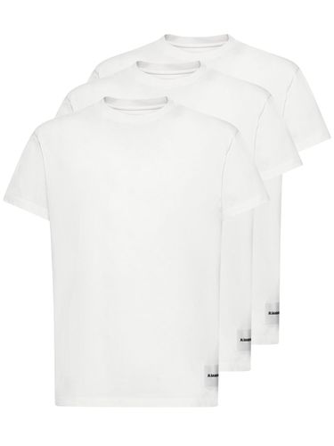 Pack Of 3 Plus Cotton T-shirts - JIL SANDER - Modalova