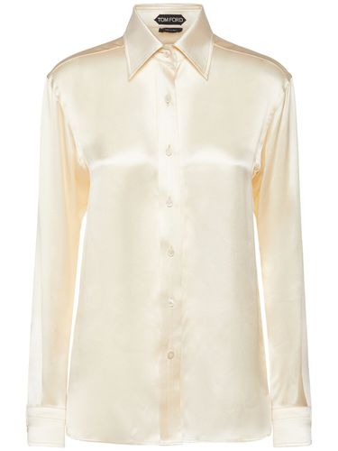 Fluid Silk Charmeuse Shirt - TOM FORD - Modalova