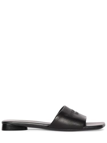 Mm Dutyfree Shiny Leather Sandals - BALENCIAGA - Modalova