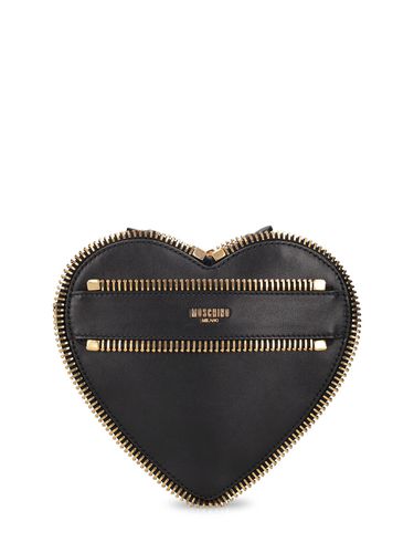 Bolso Rider De Piel - MOSCHINO - Modalova