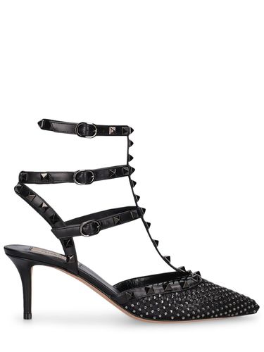 Mm Hohe Mesh-pumps „rockstud“ - VALENTINO GARAVANI - Modalova