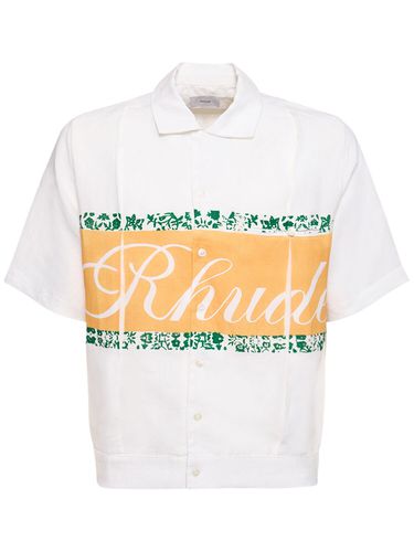 Camisa Cubana De Lino - RHUDE - Modalova