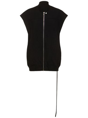 Sleeveless Jersey Zip Vest - RICK OWENS DRKSHDW - Modalova