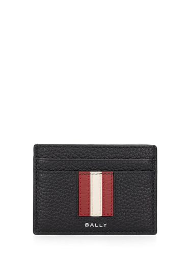 Ribbon Leather Card Holder - BALLY - Modalova