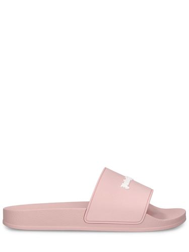 Mm Essential Logo Rubber Pool Slides - PALM ANGELS - Modalova