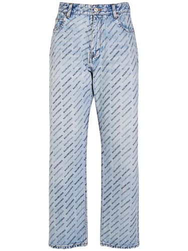 Jeans Loose In Denim - BALENCIAGA - Modalova