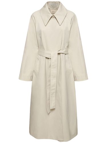 Minnie Cotton Trench Coat - KHAITE - Modalova