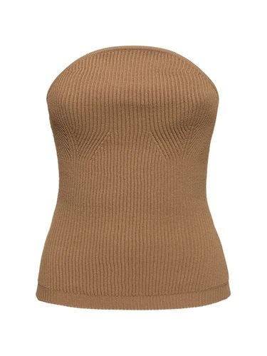 Jericho Viscose Blend Strapless Top - KHAITE - Modalova