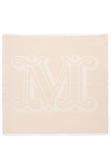 Doroty Maxi Monogram Jacquard Silk Scarf - MAX MARA - Modalova