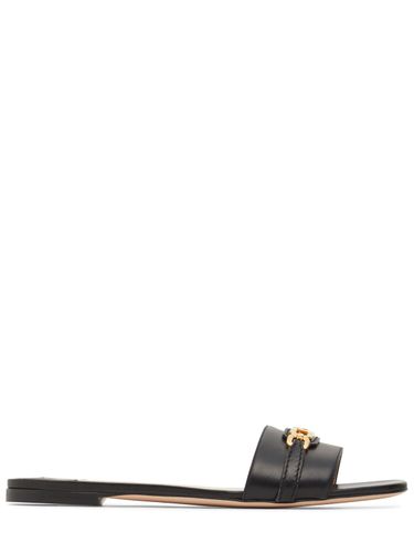 Mm Soft Leather Flat Slides - TOM FORD - Modalova