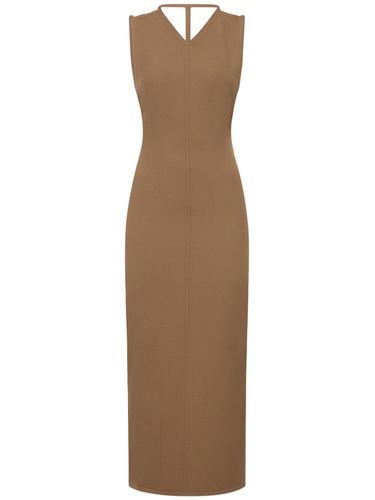 Teri Viscose Midi Dress W/open Back - KHAITE - Modalova