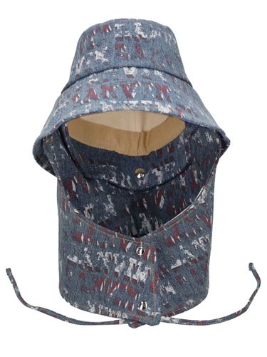 Printed Denim Fisherman Hat - LANVIN - Modalova