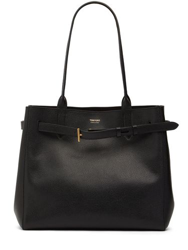 Medium Audrey Grain Leather Tote Bag - TOM FORD - Modalova