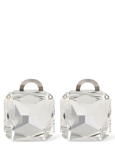 Still Life With Heart Crystal Earrings - MOSCHINO - Modalova