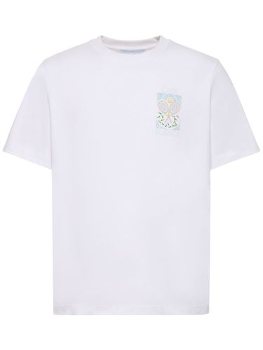 Tennis Pastelle Printed T-shirt - CASABLANCA - Modalova