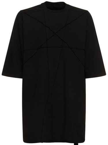 Jumbo S/s Cotton T-shirt - RICK OWENS DRKSHDW - Modalova