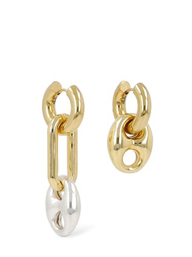 Orecchini Diversi Ring Pull - TIMELESS PEARLY - Modalova