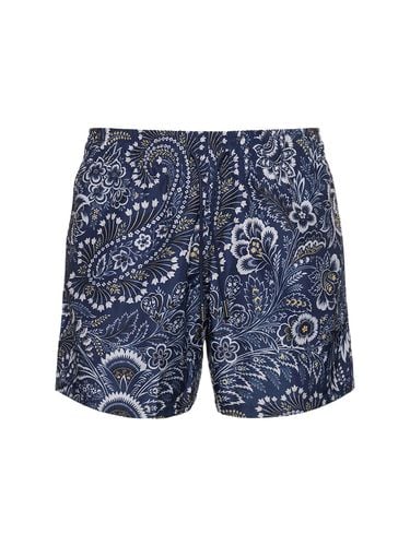 Printed Swim Shorts - ETRO - Modalova