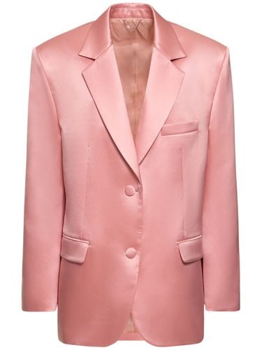 Silk Satin Single Breasted Blazer - MAGDA BUTRYM - Modalova