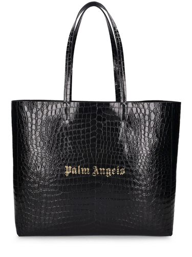 Bolso Tote Palm De Piel - PALM ANGELS - Modalova