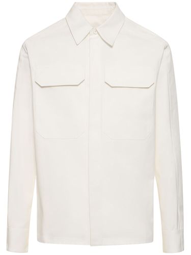 Cotton Gabardine Overshirt - JIL SANDER - Modalova