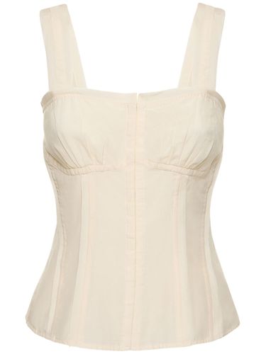 Abilene Cotton & Silk Top - ULLA JOHNSON - Modalova