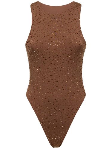 Dua Embellished Bodysuit - LESLIE AMON - Modalova