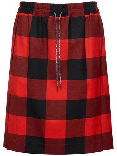 Checked Wool Kilt - VIVIENNE WESTWOOD - Modalova