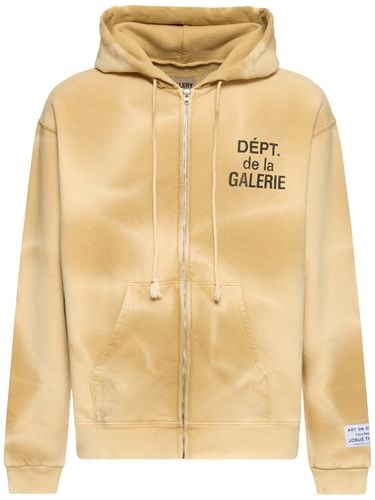 Washed Logo Zip Hoodie - GALLERY DEPT. - Modalova