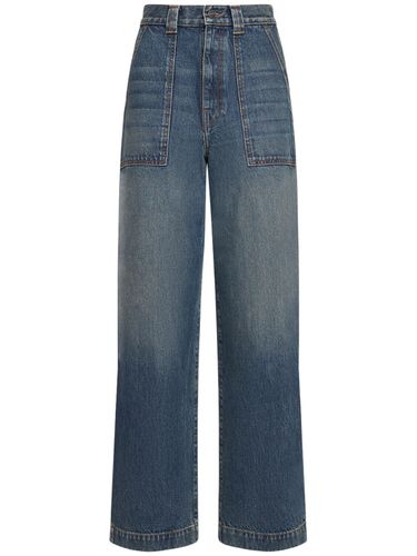 Hewitt High Rise Straight Jeans - KHAITE - Modalova