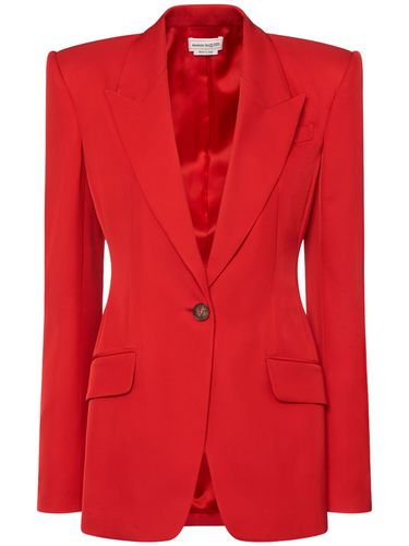 Tailored Viscose Blazer - ALEXANDER MCQUEEN - Modalova