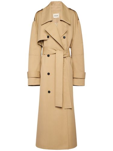 Mazlow Cotton Blend Trench Coat - KHAITE - Modalova