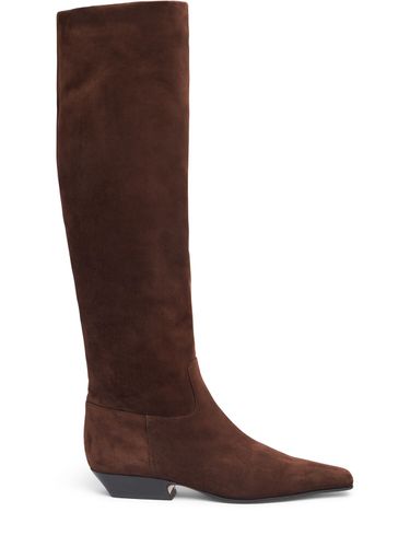 Mm Marfa Suede Tall Boots - KHAITE - Modalova